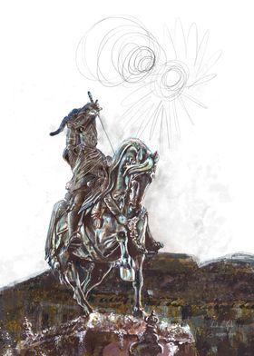 Bronze Horse painting 1