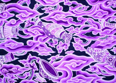 purple batik background