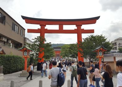Entrance to Fushimi Shrine