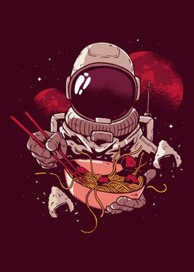Astronaut spaguetti