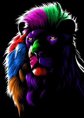 Colors Lion