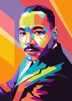 Martin Luther King pop art