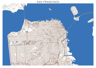 San Francisco map