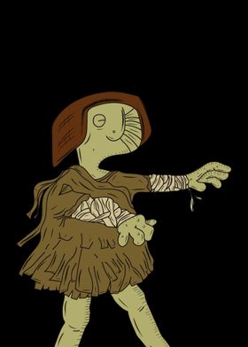Mummy Zombie Cartoon