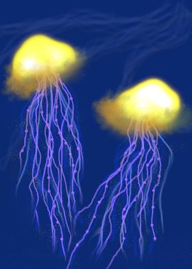 Zesty Bright Jellyfish