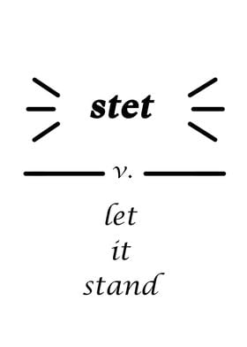 Let It Stand