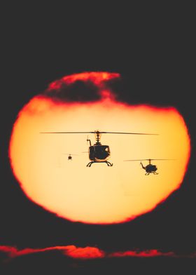 Bell Huey Helicopters