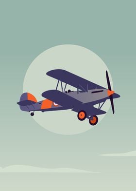 Minimalism Vintage Plane