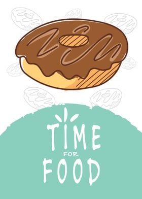 Time for food donut
