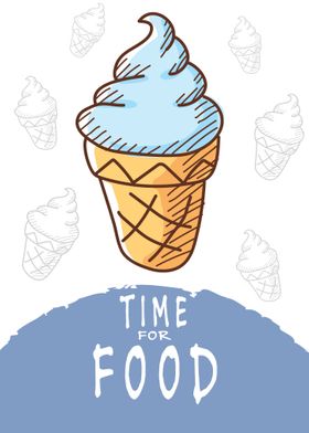 Time for food ice cream