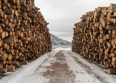 Wood logs