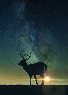 deer silhouette