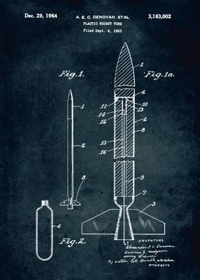 No425 Plastic Rocket Tube 