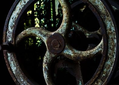 Rusty wheel