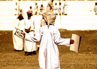 At the camel races