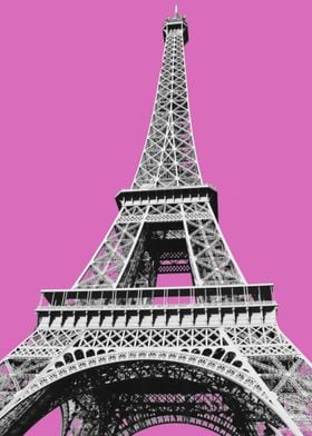 Pink Eiffel Tower