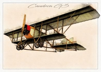 Caudron G3 WWI Plane