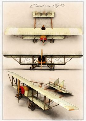 Caudron G3 WWI Plane