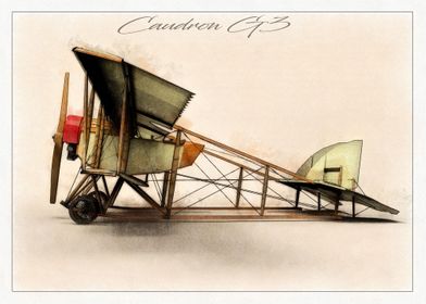 Caudron G3 WWI Plane