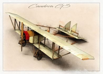 Caudron G3 WWI Plane