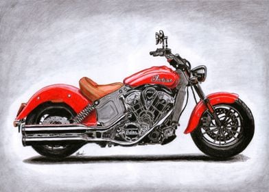 Indian Scout 1901 Red