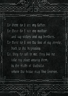 Norse Battle Prayer