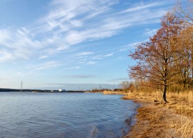 Dock in distance