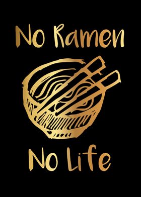 No Ramen No Life 15 Metal Poster Print Maricris M Displate