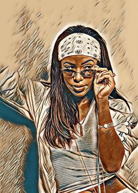 Aaliyah Sketch