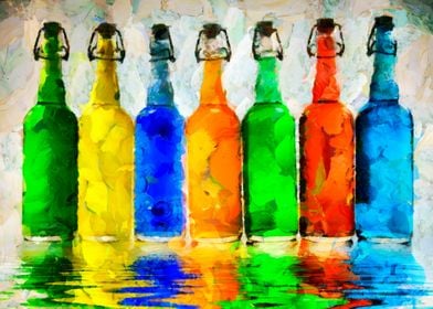 Colorful Bottles 