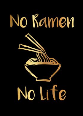 No Ramen No Life 6 Metal Poster Print Maricris M Displate