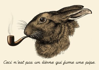 NOT a Hare Smoking a Pipe