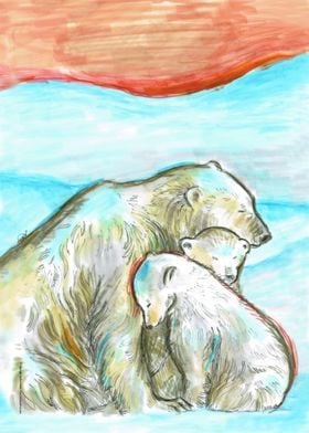 Mama bear and Cub 5