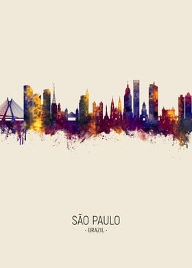 Sao Paulo Brazil Skyline