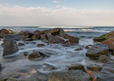 Rocks on the shore