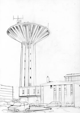 Torre Piezometrica pencil