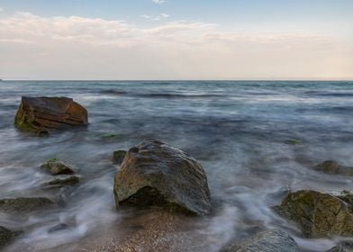 Rocks on the beach