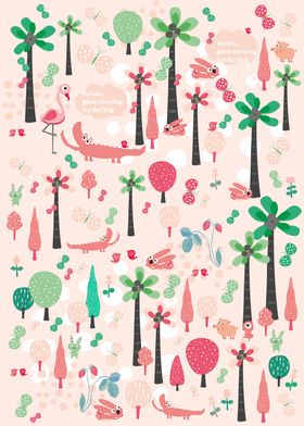 pink jungle