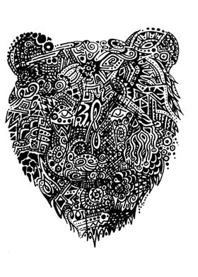 Abstract Bear