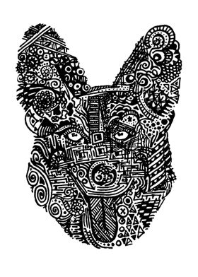 Abstract Dog