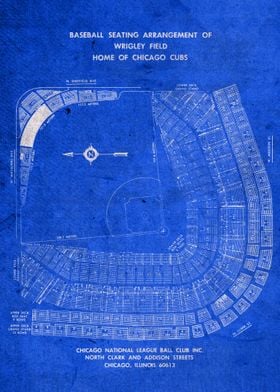 Wrigley Field Blueprints