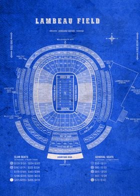 Lambeau Field Blueprints