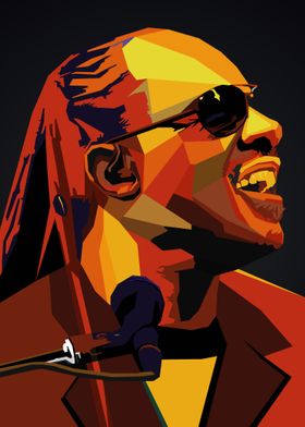 Stevie Wonder Wpap Popart