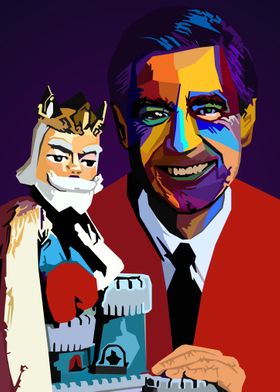 Fred Rogers Wpap Popart