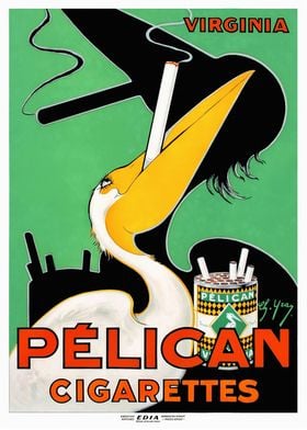 Vintage Pelican Cigarettes