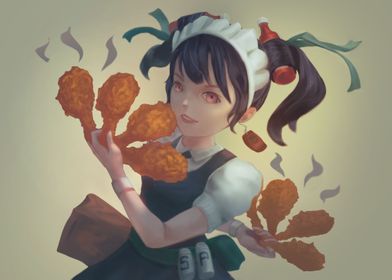 Fried Chicken Lady