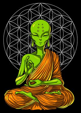 Alien Buddha Yoga Space