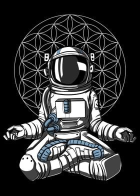 Astronaut Yoga Space