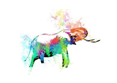 Popart Elephant