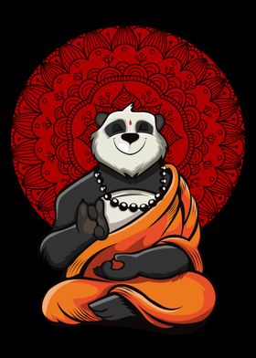 Panda Bear Yoga Meditation